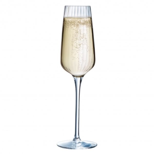 Bộ 6 ly Champagne Symetrie 210ml - Chef & Sommelier - Made in Pháp