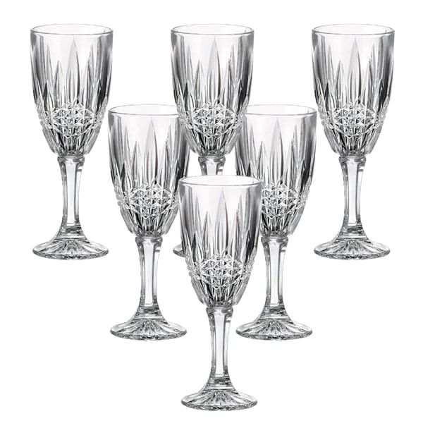 Bộ 6 ly pha lê Bohemia Vibes 180ml dùng cho rượu sâm panh, vang sủi