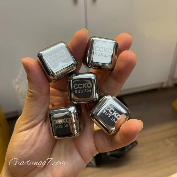 Bộ 8 đá lạnh inox CCKO VK9674 - inox 304