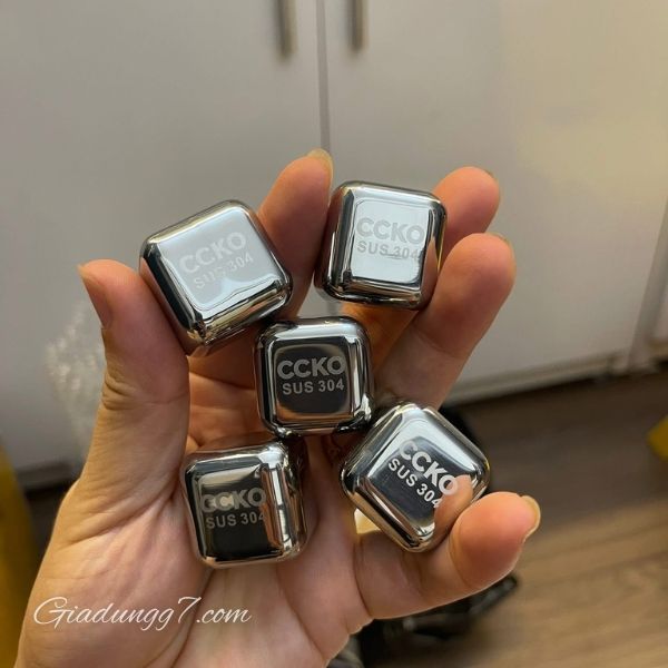Bộ 8 đá lạnh inox CCKO VK9674 - inox 304