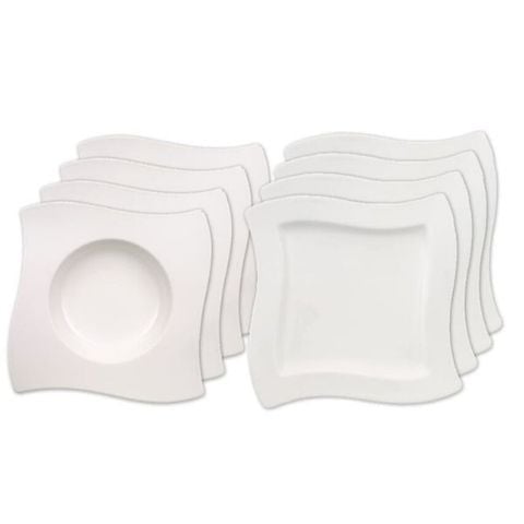 Bộ 8 đĩa Villeroy Boch NewWave 24cm