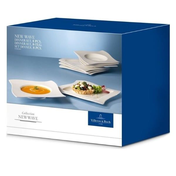 Bộ 8 đĩa Villeroy Boch NewWave 24cm