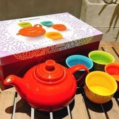  Bộ ấm chén cầu vồng Le Creuset 5 món 