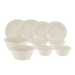  Bộ bát đĩa Staub Margaret 10 món họa tiết hoa Daisy dập nổi 
