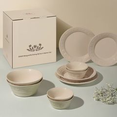  Bộ bát đĩa Staub Margaret 10 món họa tiết hoa Daisy dập nổi 