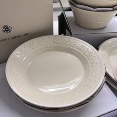  Bộ bát đĩa Staub Margaret 10 món họa tiết hoa Daisy dập nổi 