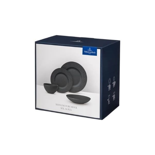 Bộ bát Villeroy Boch Rock 16 món