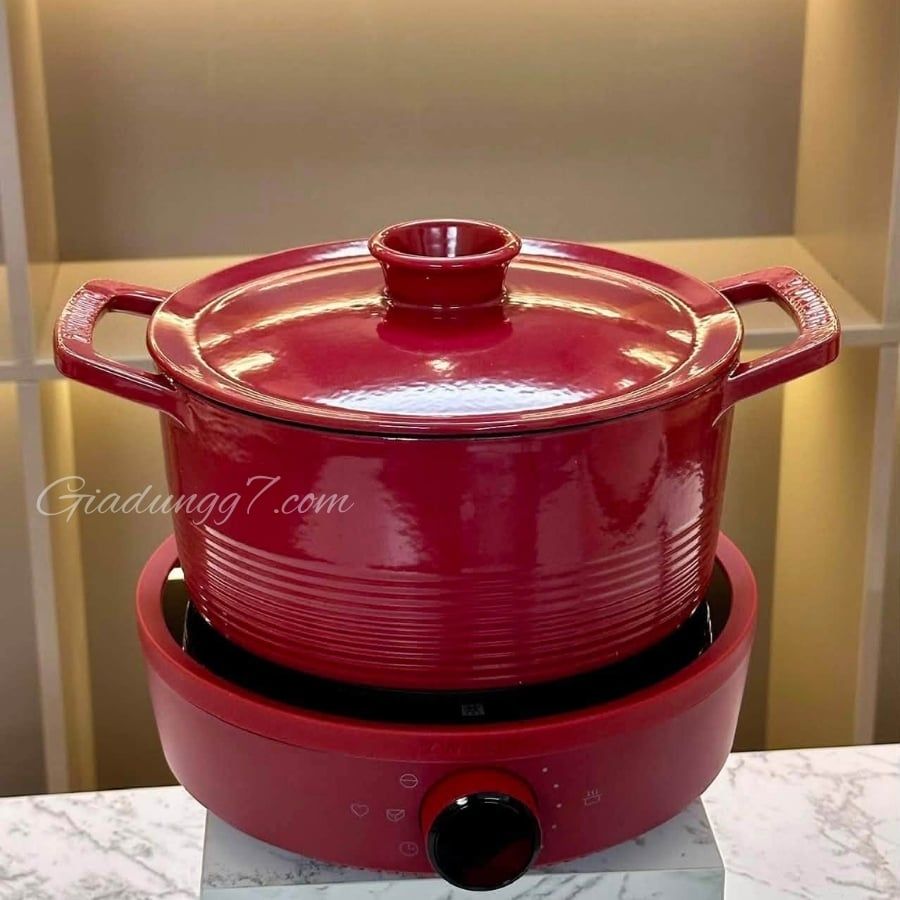 Bộ bếp từ đơn kèm nồi lẩu Zwilling 2000W - Màu Đỏ/Đen/Kem
