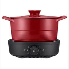  Bộ bếp từ đơn kèm nồi lẩu Zwilling 2000W - Màu Đỏ/Đen/Kem 