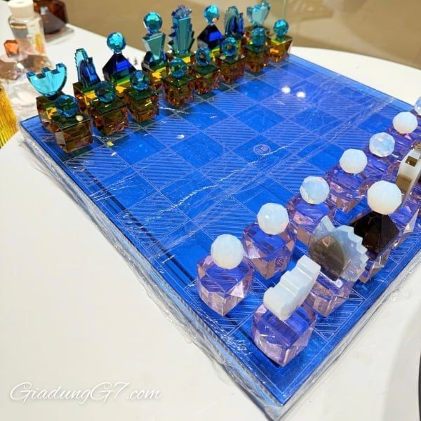 Bộ cờ vua pha lê Triumph - Reflections Copenhagen 41cm