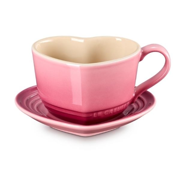 Bộ cốc kèm đĩa Le Creuset 220ml hình trái tim