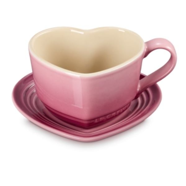 Bộ cốc kèm đĩa Le Creuset 220ml hình trái tim