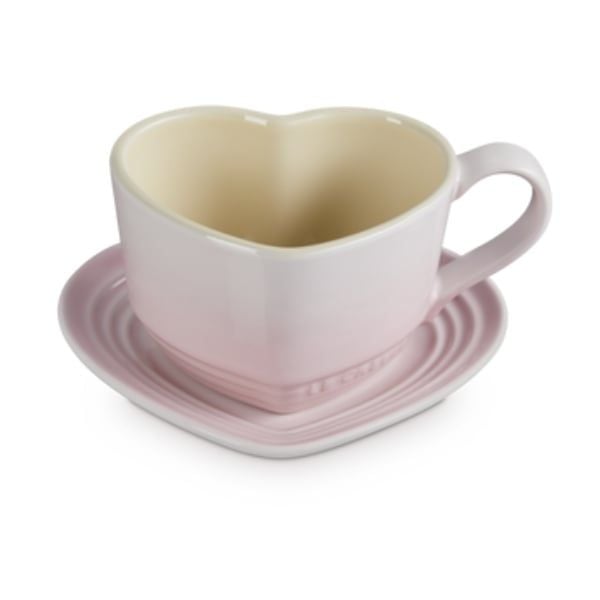 Bộ cốc kèm đĩa Le Creuset 220ml hình trái tim
