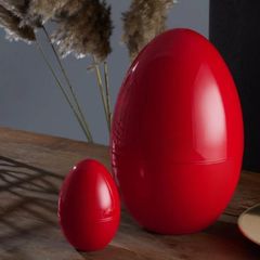  Bộ đồ ăn 24 món quả trứng vỏ inox màu đỏ 3.5kg 