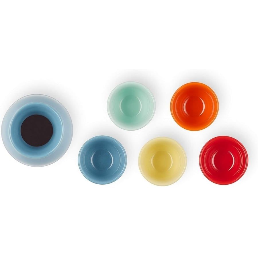 Bộ đựng rượu sake Le Creuset Ochoko cầu vồng