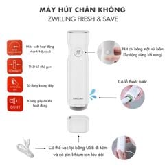  Bộ hút chân không Zwilling 27 món kèm máy hút chân không 