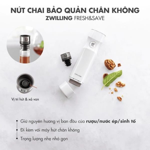Bộ hút chân không Zwilling 27 món kèm máy hút chân không