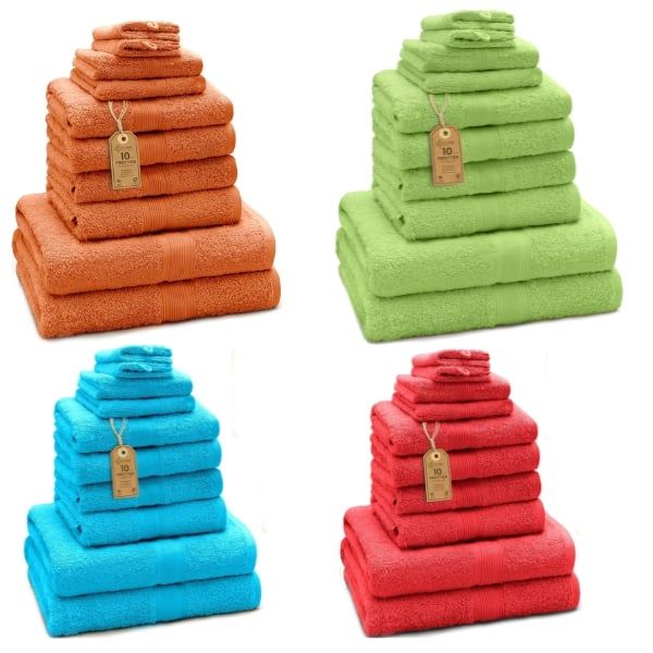 Bộ khăn tắm Green Mark Textilien 10 chiếc