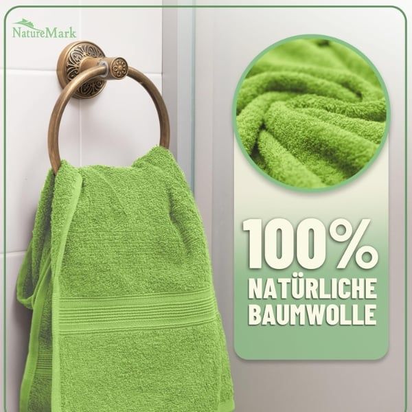 Bộ khăn tắm Green Mark Textilien 10 chiếc