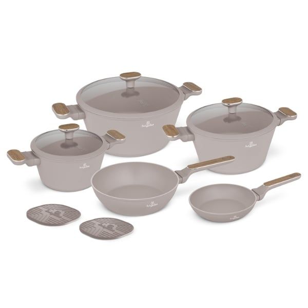 Bộ nồi Berlinger Haus BH-8343 Taupe Nordic 10 chi tiết