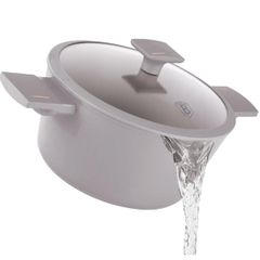  Bộ nồi Berlinger Haus BH-8343 Taupe Nordic 10 chi tiết chống dính Titan Pro 