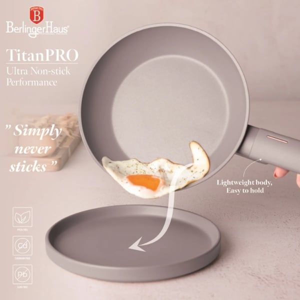 Bộ nồi Berlinger Haus BH-8343 Taupe Nordic 10 chi tiết