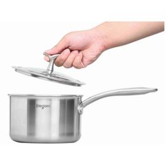  Bộ nồi Elegant Phoenix 5 món - 3 nồi, 1 quánh, 1 chảo inox vung kính 