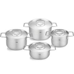  Bộ nồi Fissler Pure Collection 4 món nắp inox - 4 nồi 
