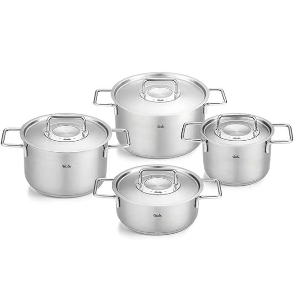Bộ nồi Fissler Pure Collection 4 món nắp inox