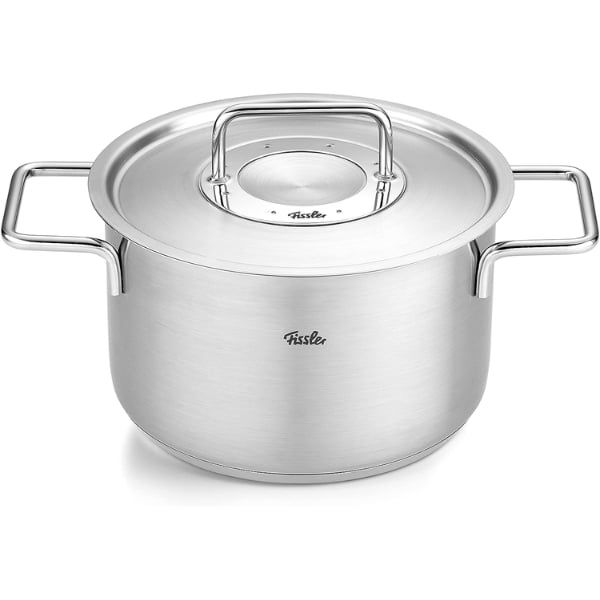Bộ nồi Fissler Pure Collection 5 món nắp inox (4 nồi, 1 quánh)