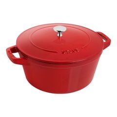  Bộ nồi gang kèm chảo Staub 24cm 2in1 - Màu trắng (nồi 4L, chảo 1.9L) 