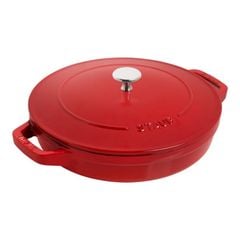  Bộ nồi gang kèm chảo Staub 24cm 2in1 - Màu trắng (nồi 4L, chảo 1.9L) 