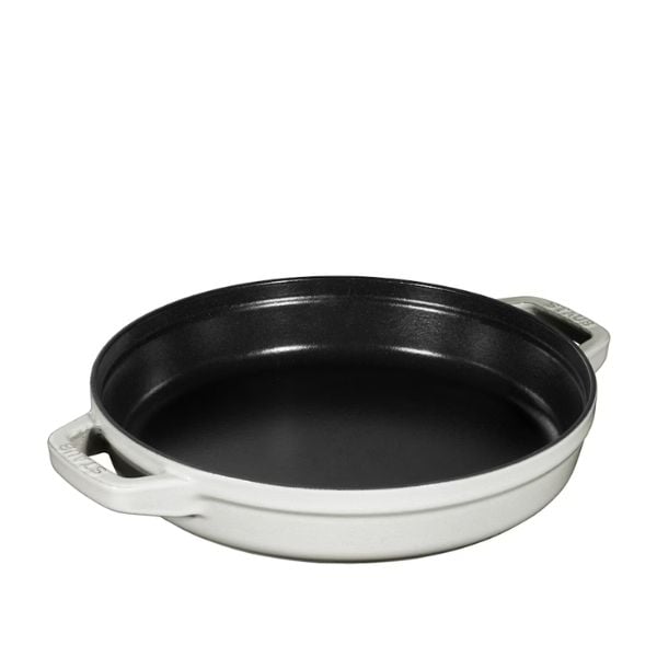 Bộ nồi gang kèm chảo Staub 24cm 2in1 - Màu trắng