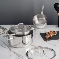  Bộ nồi Michelangelo Cook 4 U 5 món vung kính - 105945 