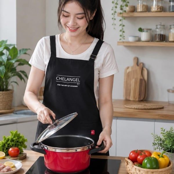Bộ nồi Michelangelo Essential 5 món 105969 - 3 nồi, 1 quánh, 1 chảo in