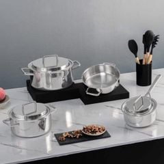  Bộ nồi Michelangelo Home Chef 4 món 106041 - 3 nồi, 1 quánh 