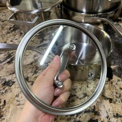 Bộ nồi Michelangelo Signature 5 món - 3 nồi, 1 quánh, 1 chảo inox 106003 