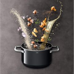  Bộ nồi Silit Elegance Line 4 món (3 nồi, 1 quánh) - Màu đen - Made in Germany 