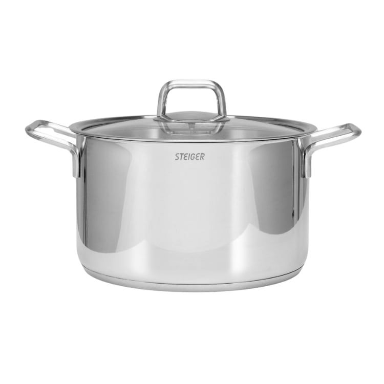 Bộ nồi inox Steiger Diamond 7 món | Inox cao cấp, đáy đa lớp