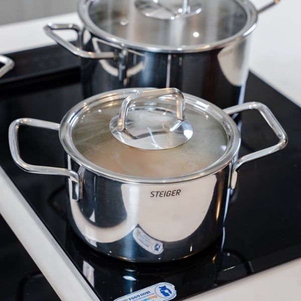 Bộ nồi Steiger Nova 5 món - 4 nồi, 1 quánh