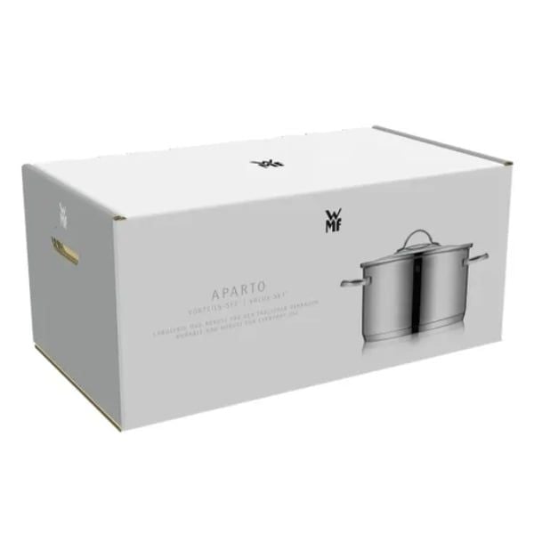 Bộ nồi WMF Aprato 4 món vung kính -3 nồi, 1 quánh