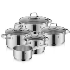  Bộ nồi WMF Belmonte 5 món nắp kính - 4 nồi, 1 quánh 