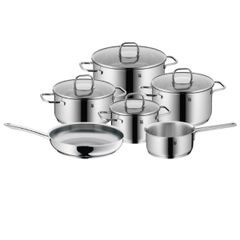  Bộ nồi WMF Inspiration 6 món vung kính (4 nồi, 1 quánh, 1 chảo inox 24cm) 