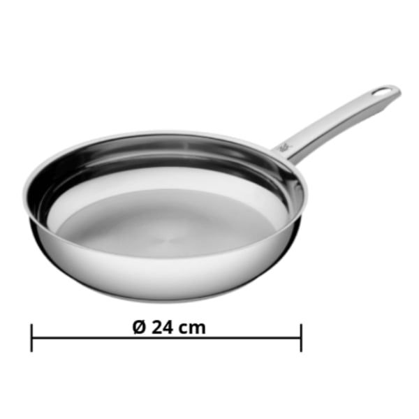 Bộ nồi WMF Provence Plus 5 món (3 nồi 1 quánh, 1 chảo thép) nắp kính