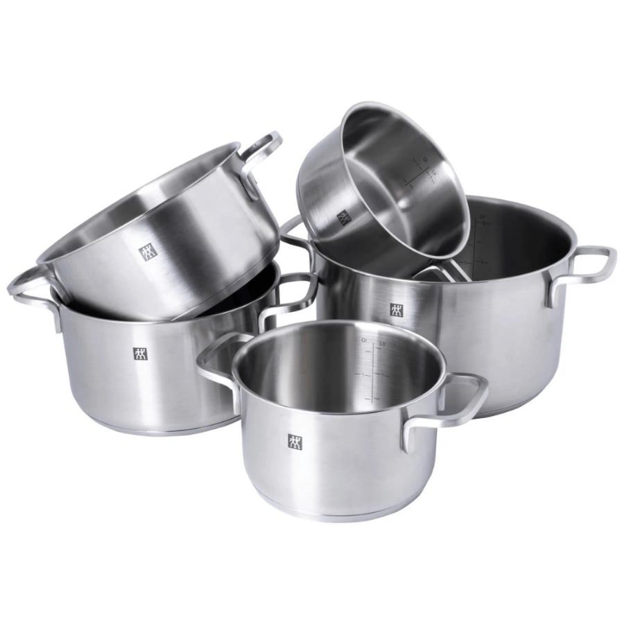 Bộ nồi Zwilling Cube 5 món nắp kính - 4 nồi 1 quánh
