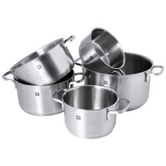  Bộ nồi Zwilling Cube 5 món nắp kính - 4 nồi 1 quánh 