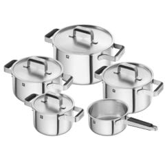 Bộ nồi Zwilling Pure 5 món (4 nồi, 1 quánh) - Màu inox