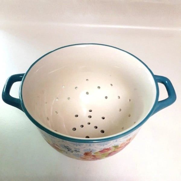 Bộ rổ sứ kèm đĩa đựng hoa quả Wildflower Whimsy The Pioneer Woman 5L