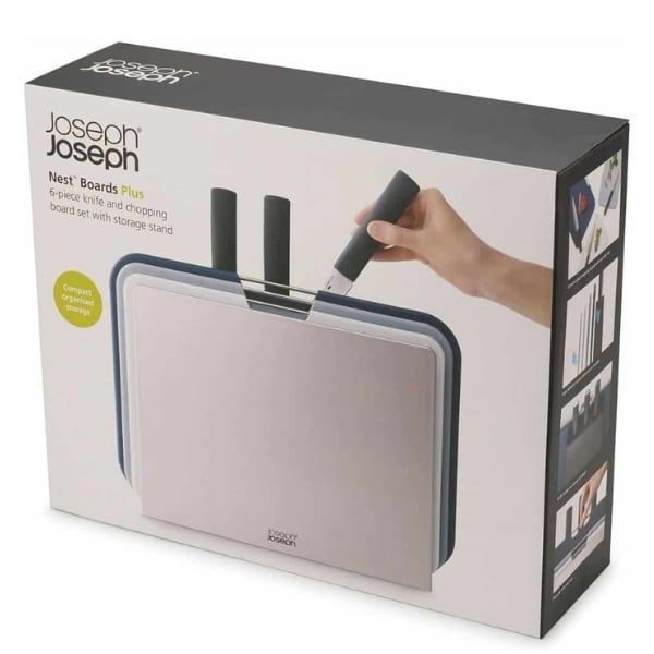 Bộ thớt kèm dao Joseph Joseph 60194 - 3 thớt, 3 dao