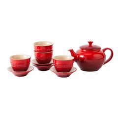  Bộ trà Le Creuset 9 món (4 tách chén, 1 ấm) - Nhiều màu 